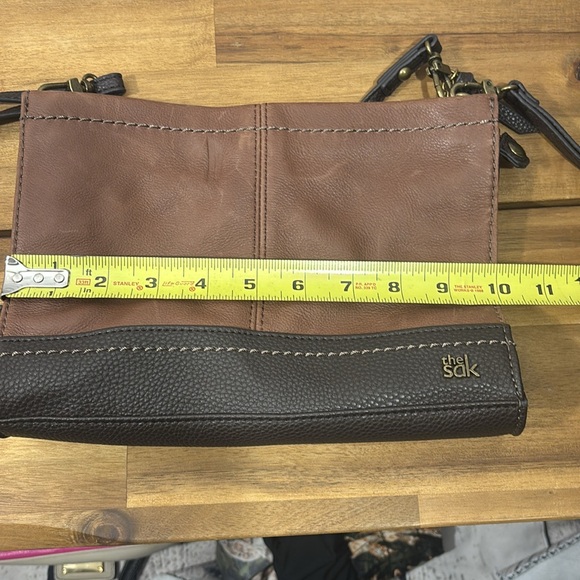 The Sak Tan and Brown Crossbody Bag with Adjustable Strap - Picture 10 of 10